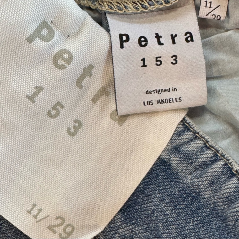 NWT PETRA153 High-Rise Paper-Bag Retro Jeans 100% Cotton (11/29) - Picture 6 of 15